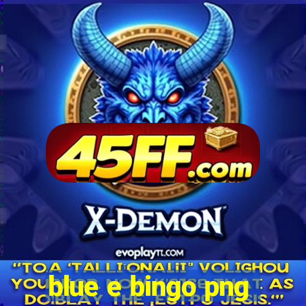 blue e bingo png